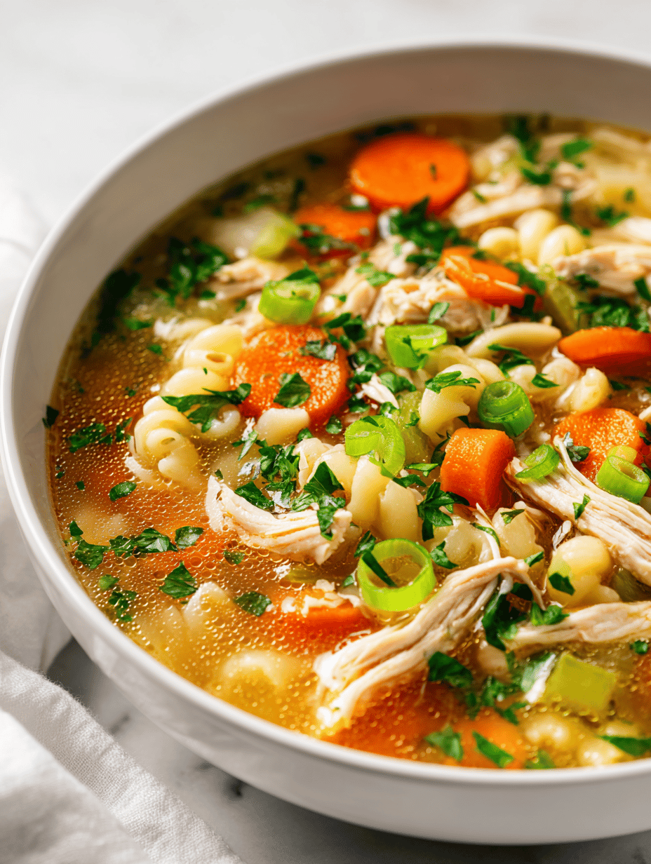 instant pot chicken soup recipe