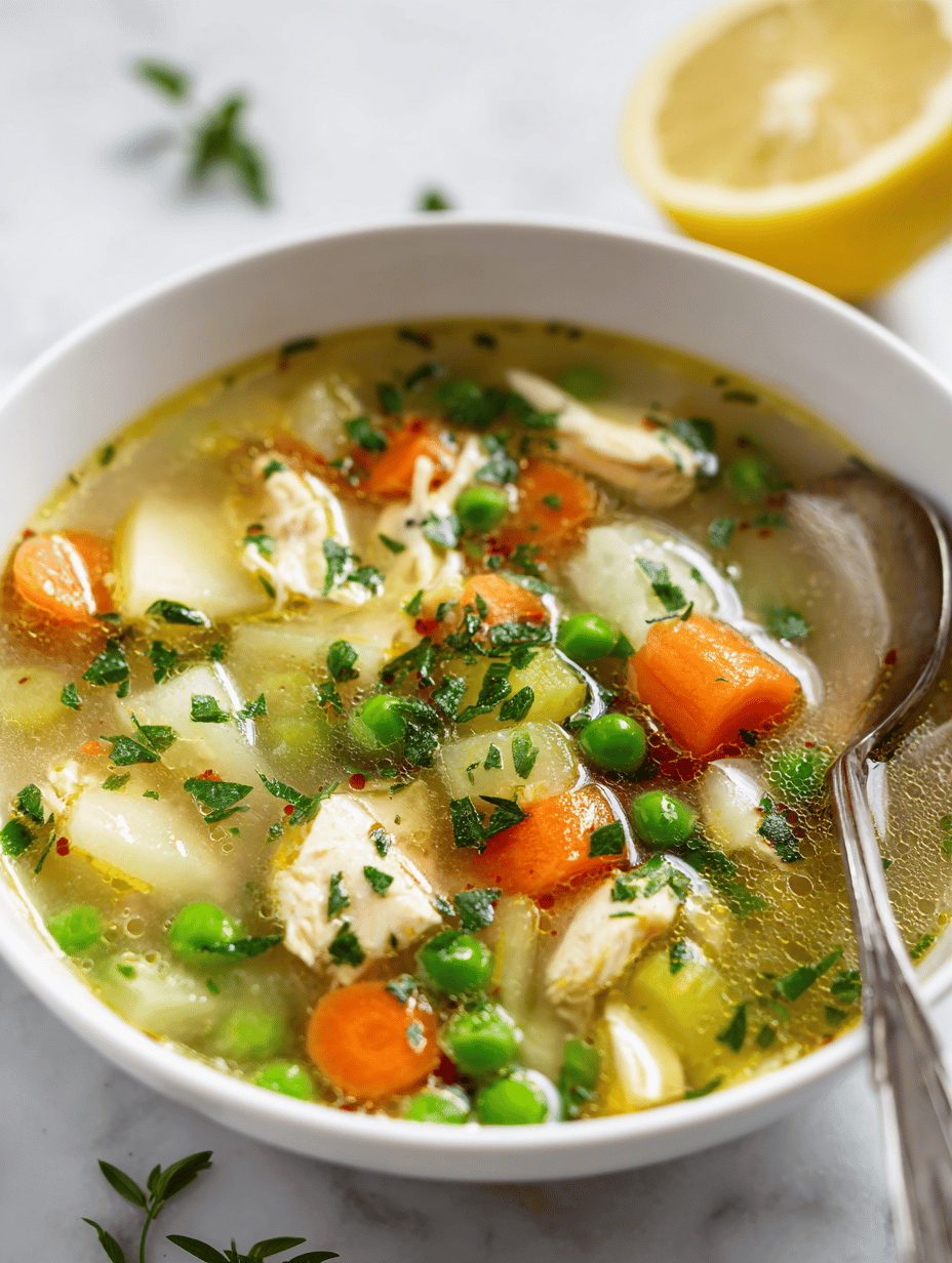chicken vegetable soup recipe