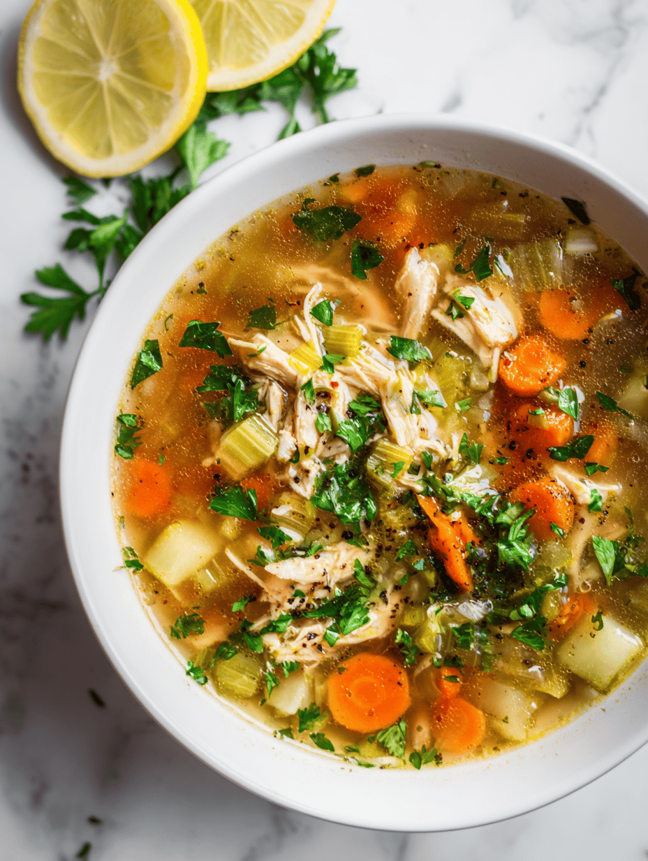 winter chicken soup recipe